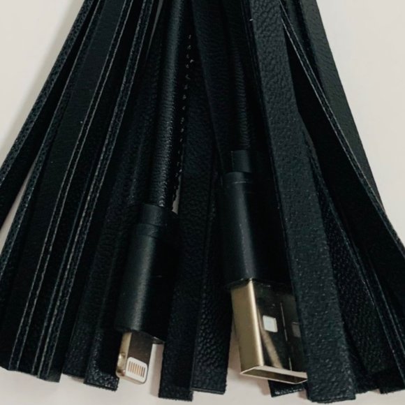 PUGS Apple Charging Cable Fashion Accessory Lightning Black for Purse Bookbag - Picture 5 of 5